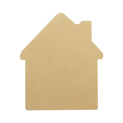 Egyediesíthető öntapadós jegyzettömb CreaStick House Eco Barna 