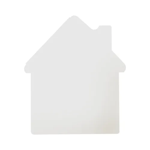 Egyediesíthető öntapadós jegyzettömb CreaStick House Fehér 