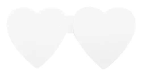 Egyediesíthető öntapadós jegyzettömb CreaStick Seed Heart Fehér 