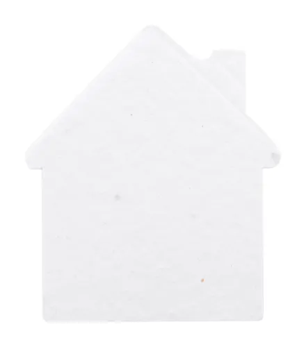 Egyediesíthető öntapadós jegyzettömb CreaStick Seed House Fehér 
