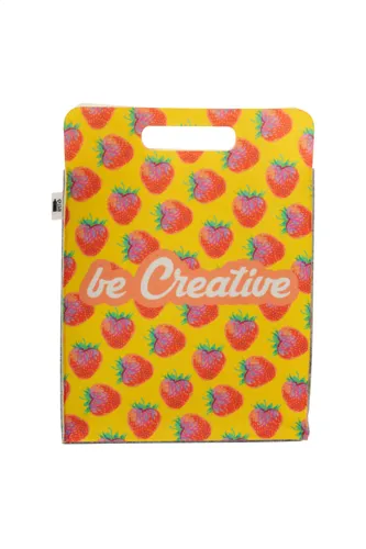 Egyediesíthető RPET bevásárlótáska CreaFelt Shop D Fehér 