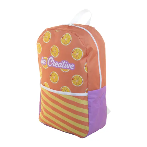 Egyediesíthető RPET hátizsák SuboBag Back Fehér 