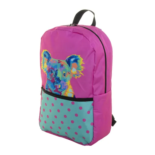 Egyediesíthető RPET hátizsák SuboBag Back Fekete 