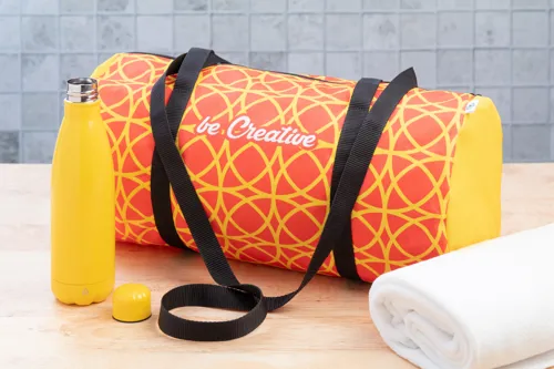 Egyediesíthető sporttáska SuboBag Gym Fekete 