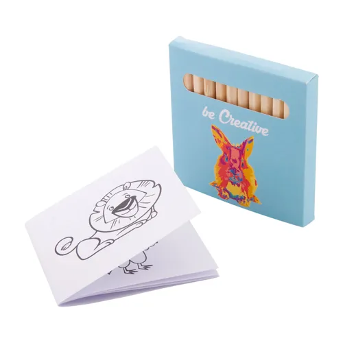 Egyediesíthető színező szett, állatok Coloxil 12 Fehér 