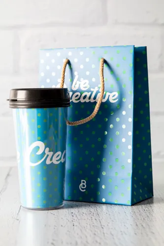 Egyedileg összeállítható bevásárló táska, kicsi CreaShop S Fehér 