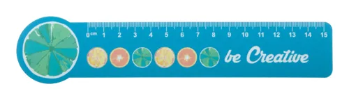 Ház formájú vonalzó, 15 cm Couler 15 Fehér 