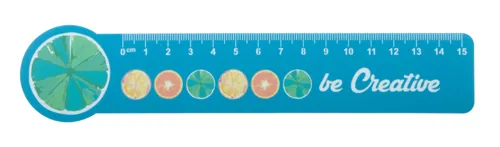 Ház formájú vonalzó, 15 cm Couler 15 Fehér 