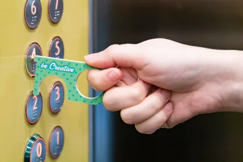 Higiéniai kulcs NoTouch Creative Fehér 