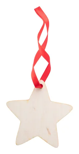 Karácsonyfa dísz, csillag WoXmas Barna 