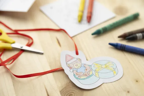 Karácsonyi színező szett Rodjol Piros 