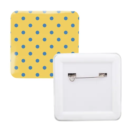 Kitűző SquareBadge Maxi Fehér 