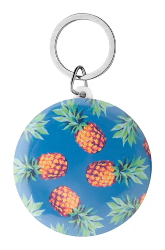 Kitűzős kulcstartó KeyBadge Maxi Fehér 