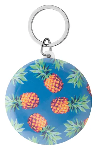 Kitűzős kulcstartó KeyBadge Maxi Fehér 