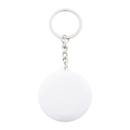Kitűzős kulcstartó KeyBadge Mini Fehér 