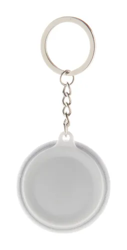Kitűzős RPET kulcstartó KeyBadge RPET Mini Fehér 
