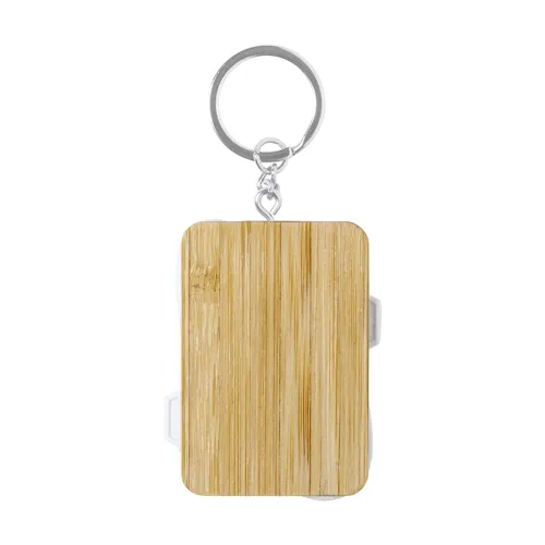 Kulcstartó USB töltőkábellel Edulis Fehér 