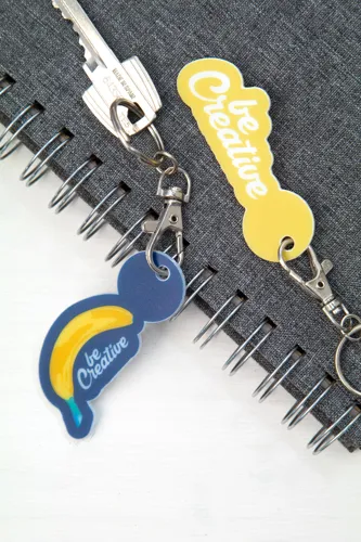 Kulcstartós bevásárlóérme ColoShop Creative Fehér 