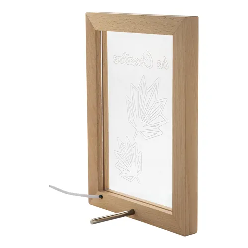 LED-es trófea Woodiframe Barna 