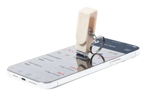 Mobiltelefon-tartó kulcstartó Elyra Barna 