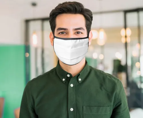 Mosható arcmaszk WashMask Fekete 