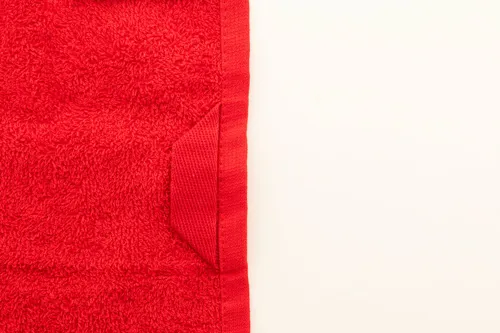 Pamut frottír törölköző - 50×100 cm Terry M Piros 