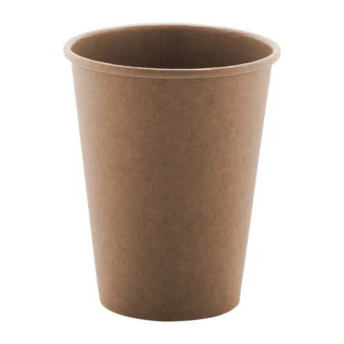Papír pohár, 340 ml Papcap L Barna 
