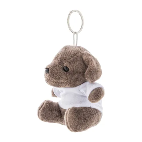 Plüss kutya kulcstartó DogFob Barna 
