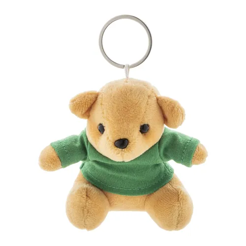Plüss maci kulcstartó TeddyFob Zöld 