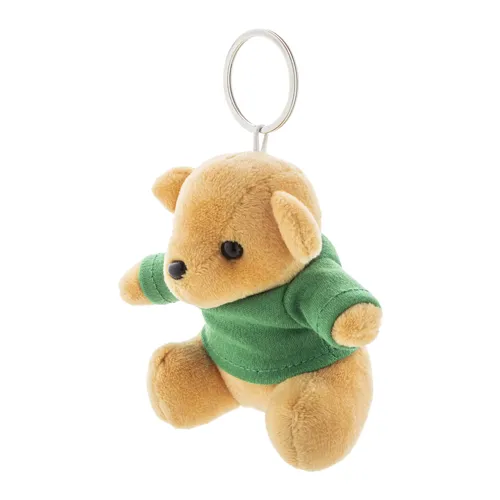 Plüss maci kulcstartó TeddyFob Zöld 