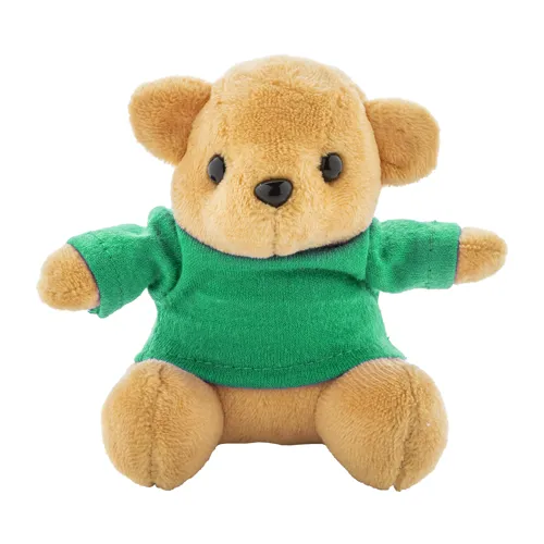 Plüss maci kulcstartó TeddyFob Zöld 