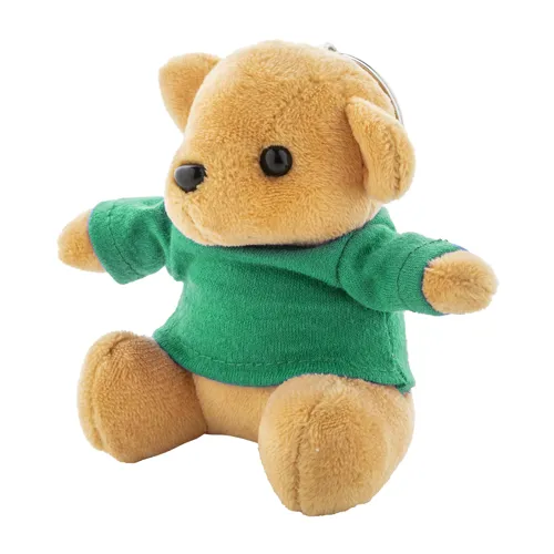 Plüss maci kulcstartó TeddyFob Zöld 