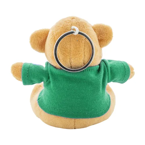 Plüss maci kulcstartó TeddyFob Zöld 