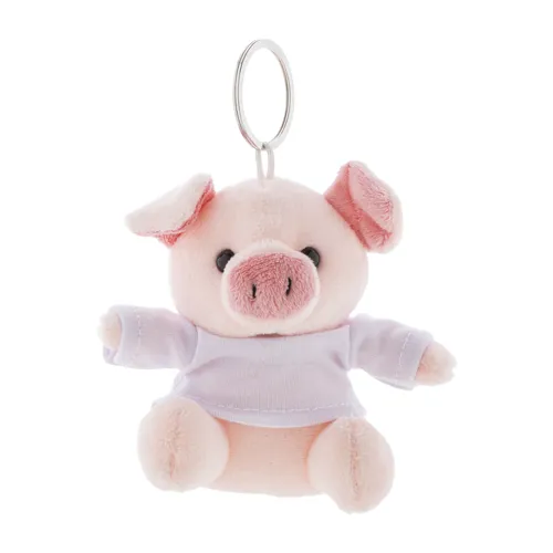 Plüss malac kulcstartó PigFob Rózsaszín 