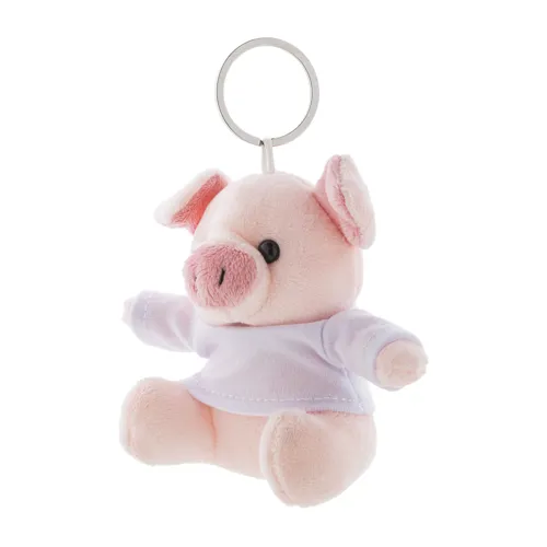 Plüss malac kulcstartó PigFob Rózsaszín 