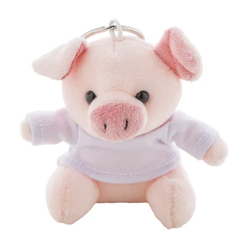 Plüss malac kulcstartó PigFob Rózsaszín 