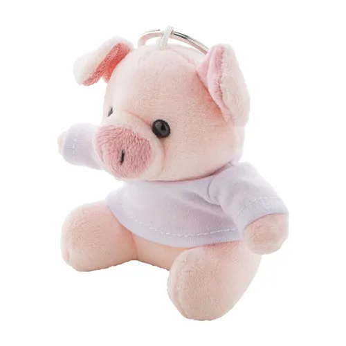 Plüss malac kulcstartó PigFob Rózsaszín 