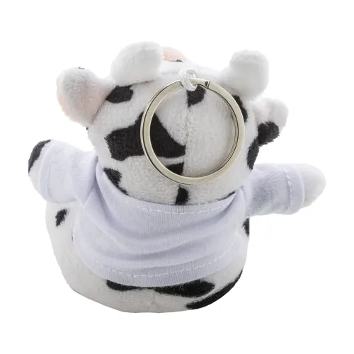 Plüss tehén kulcstartó CowFob Fehér 