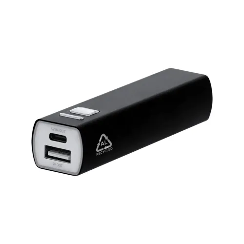 Power bank RaluBase Fekete 