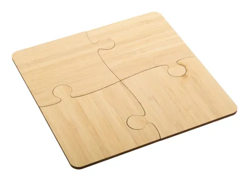 Puzzle poháralátét Zhuzzle Barna 