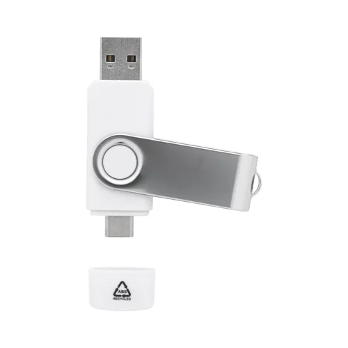RABS OTG USB memória TwistDrive Plus Fehér 