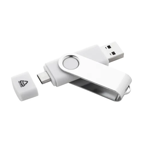 RABS OTG USB memória TwistDrive Plus Fehér 
