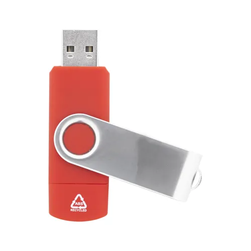 RABS OTG USB memória TwistDrive Plus Piros 