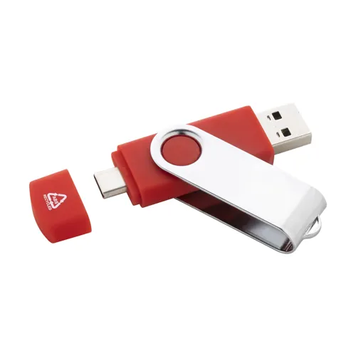 RABS OTG USB memória TwistDrive Plus Piros 