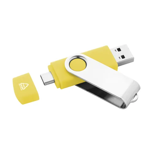 RABS OTG USB memória TwistDrive Plus Sárga 
