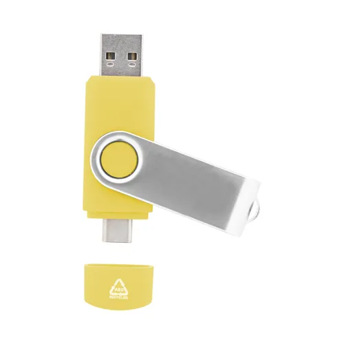 RABS OTG USB memória TwistDrive Plus Sárga 