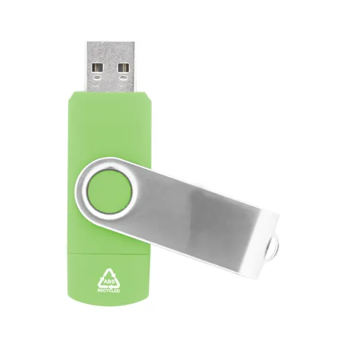 RABS OTG USB memória TwistDrive Plus Zöld 