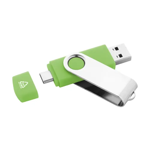 RABS OTG USB memória TwistDrive Plus Zöld 