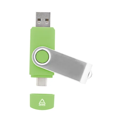 RABS OTG USB memória TwistDrive Plus Zöld 