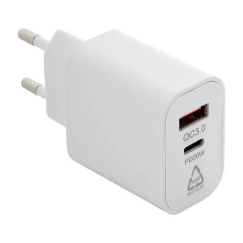 RABS USB fali töltő Recharge Fehér 